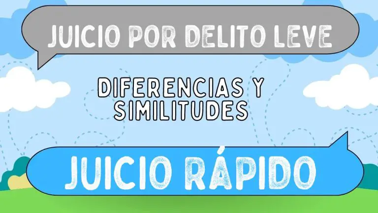 Diferencias Entre Juicio Por Delito Leve Y Juicio R Pido